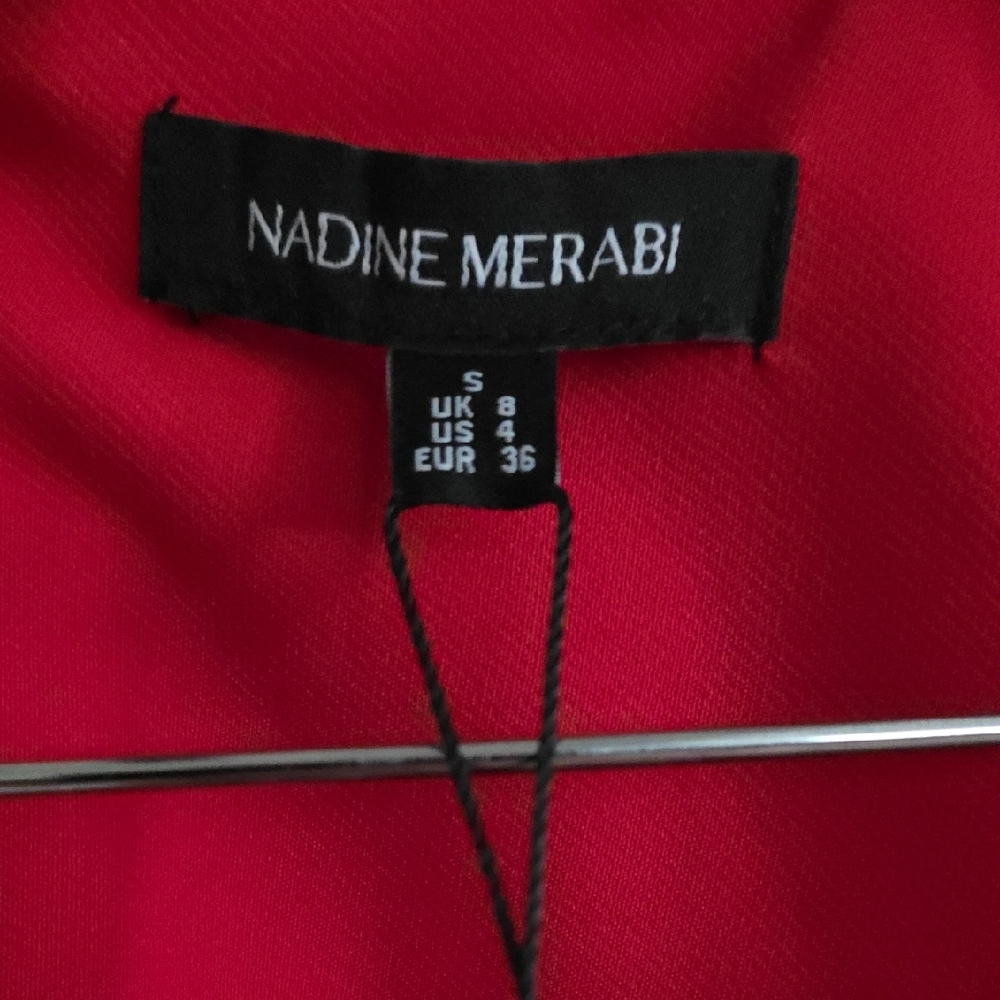 NADINE MERABI Red Long Sleeve Dress - Picture 2 of 7